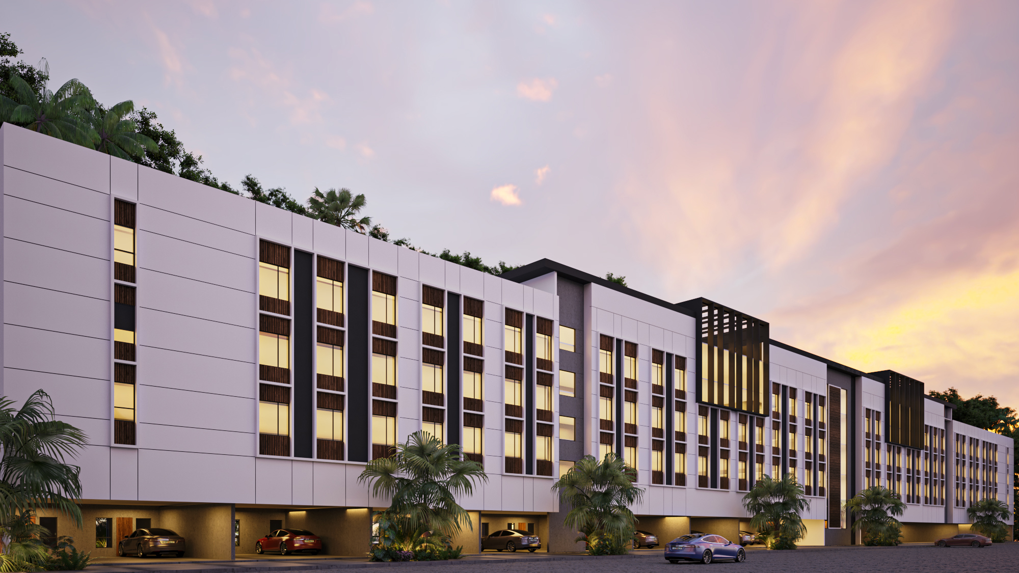 2. FACHADA POSTERIOR CONDOHOTEL